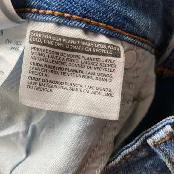 LEVIS SKINNY 721 SPATTER PATTERN WOMENS JEANS size 29 - Picture 9 of 9